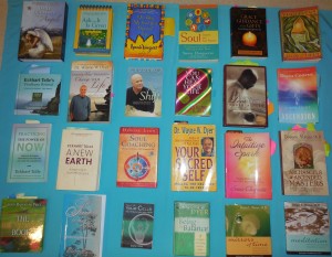 Books from a range of self-help masters and gurus
