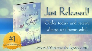 Columnist and blogger Sharon Halliday officially becomes a published author with the release of 365 Moments of Grace on sale now